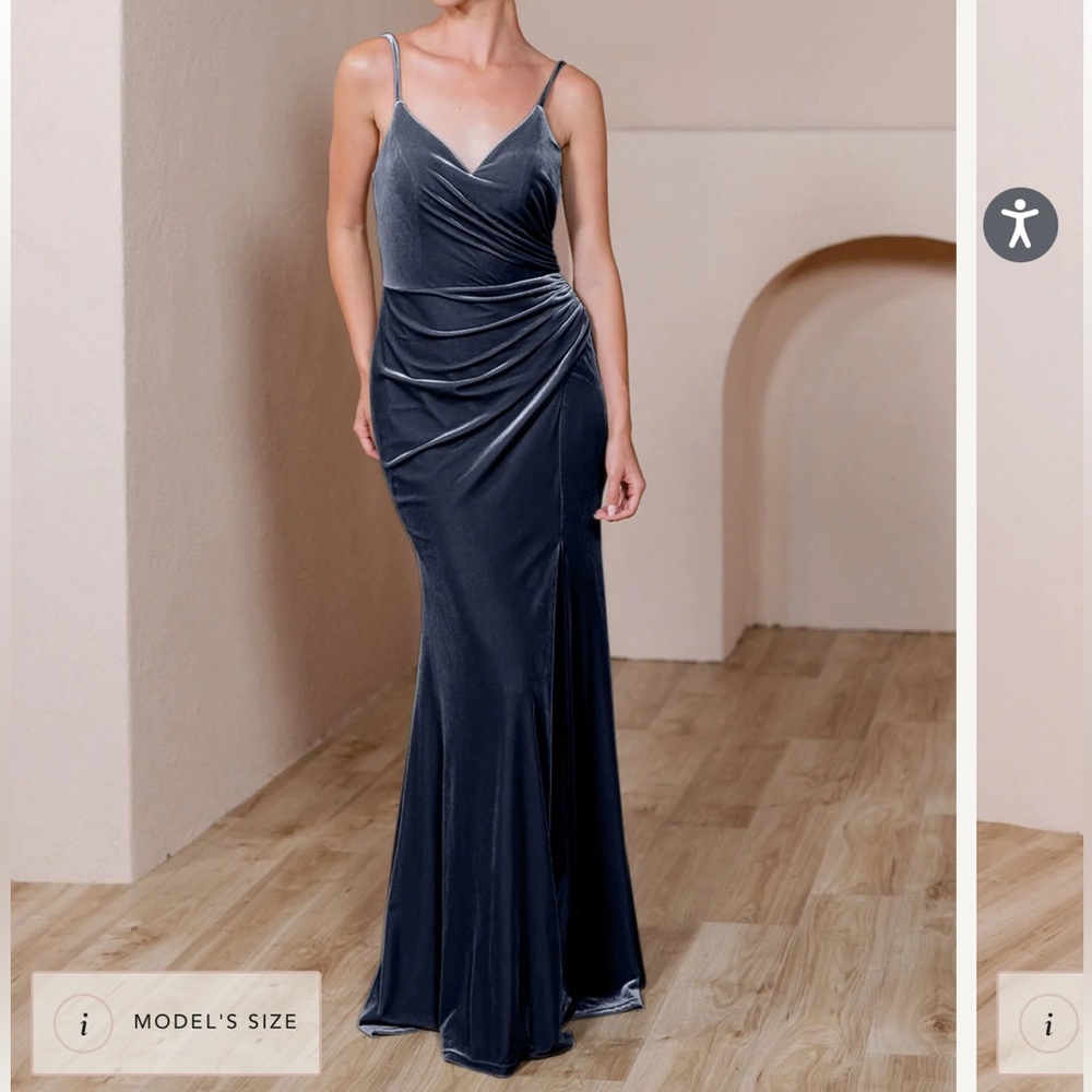 Revelry • velvet bridesmaids dress